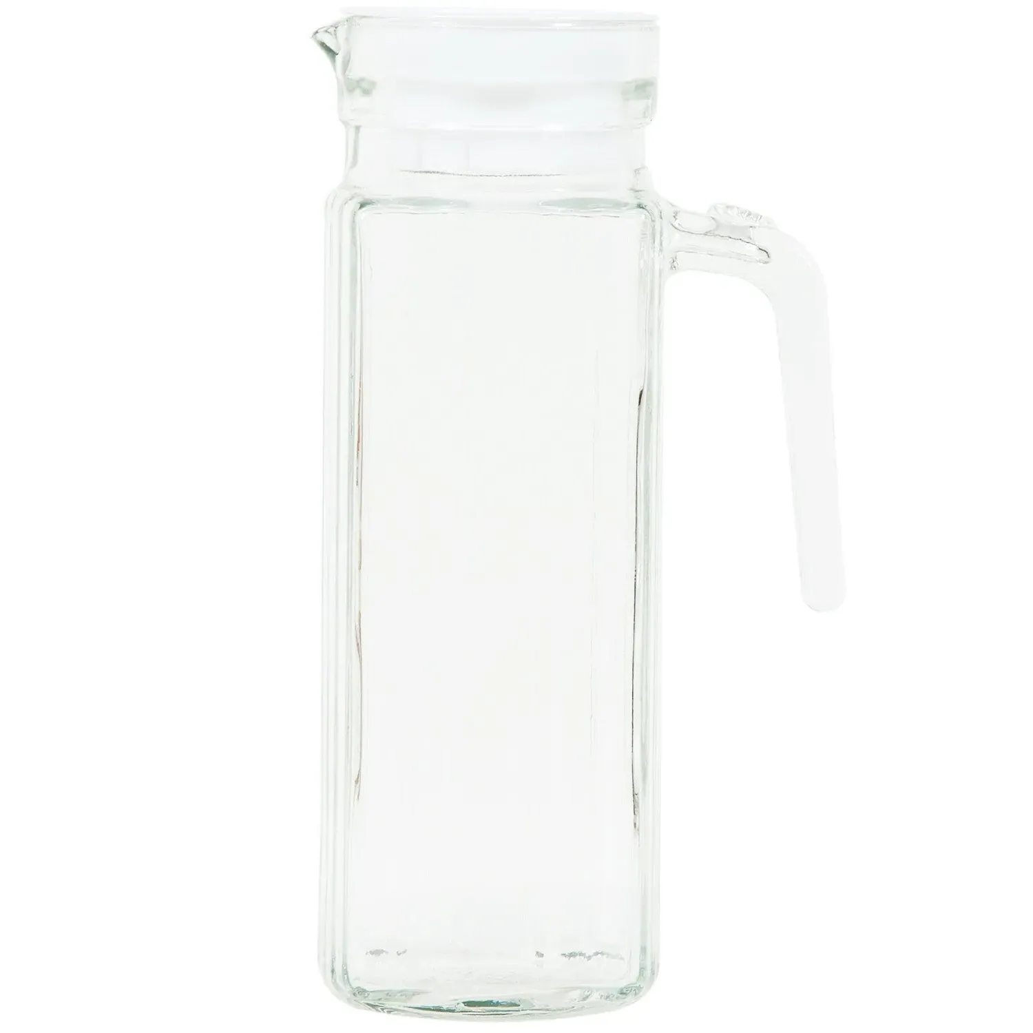 Ribbed Glass Jug - Clear image