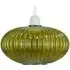 Ribbed Glass Pendant Light - Green