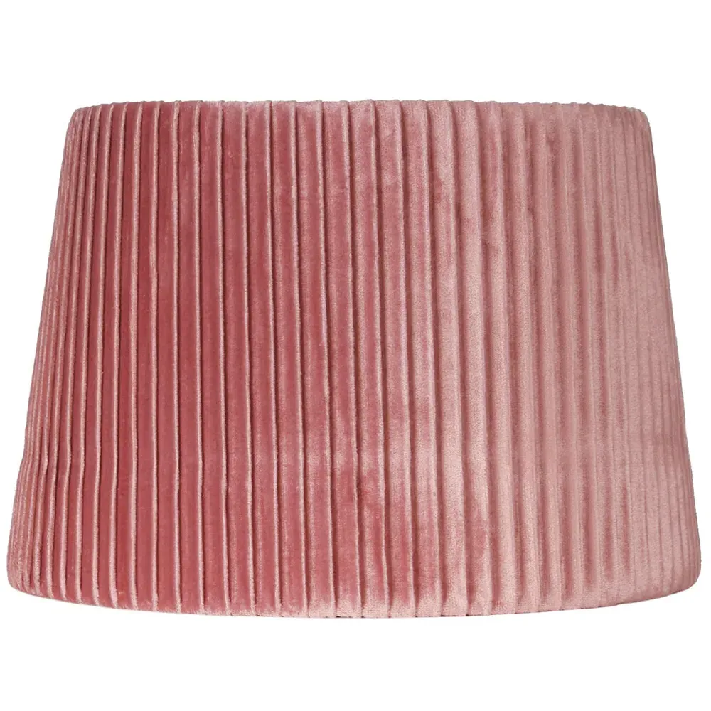 Ribbed Lamp Shade - Dusty Pink image