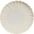 Ribbed Side Plate - White