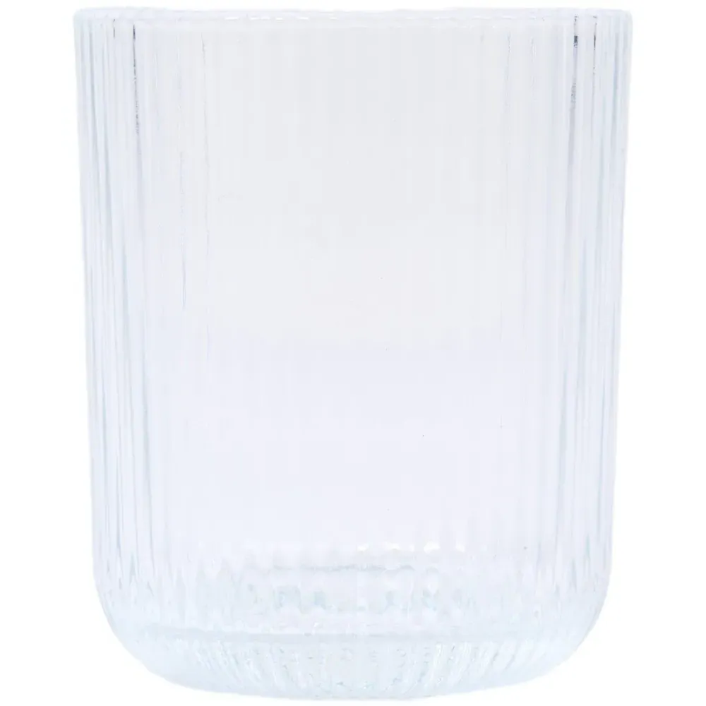 Ribbed Tumbler - Clear, Glass