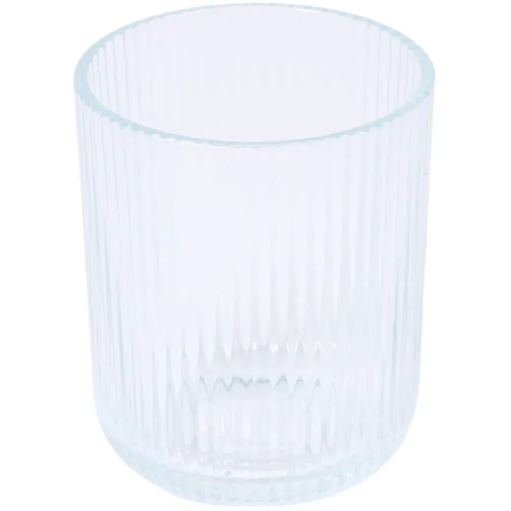 Ribbed Tumbler - Clear, Glass image