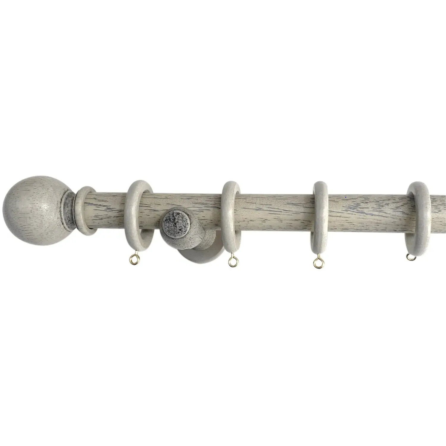 Richmond 150cm Curtain Pole - Antique Grey