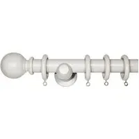 Richmond 150cm Curtain Pole - Light Grey