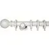 Richmond 240cm Curtain Pole - Light Grey