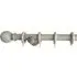 Richmond Curtain Pole 180cm - Antique Grey, Wood