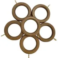 Richmond Curtain Rings - Biscuit
