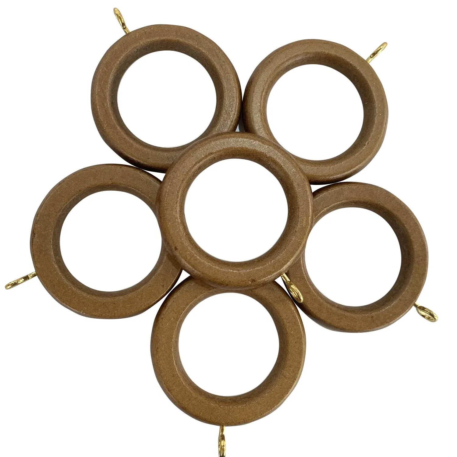 Richmond Curtain Rings - Biscuit