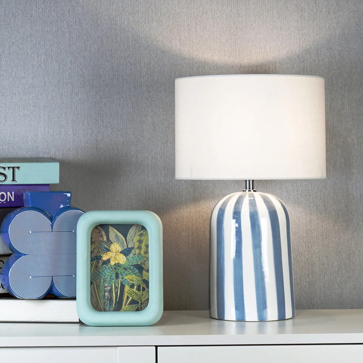 Roisin Table Lamp - Blue