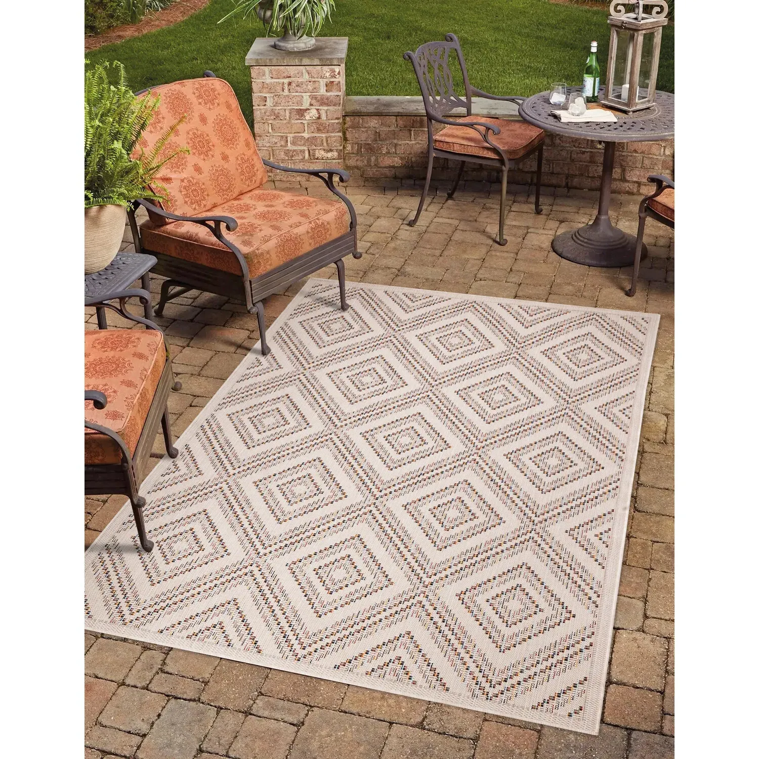 Rome Indoor Outdoor Rug Diamond