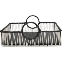 Rope Edge Tray - Black