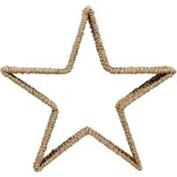 Rope Star Ornament - Brown