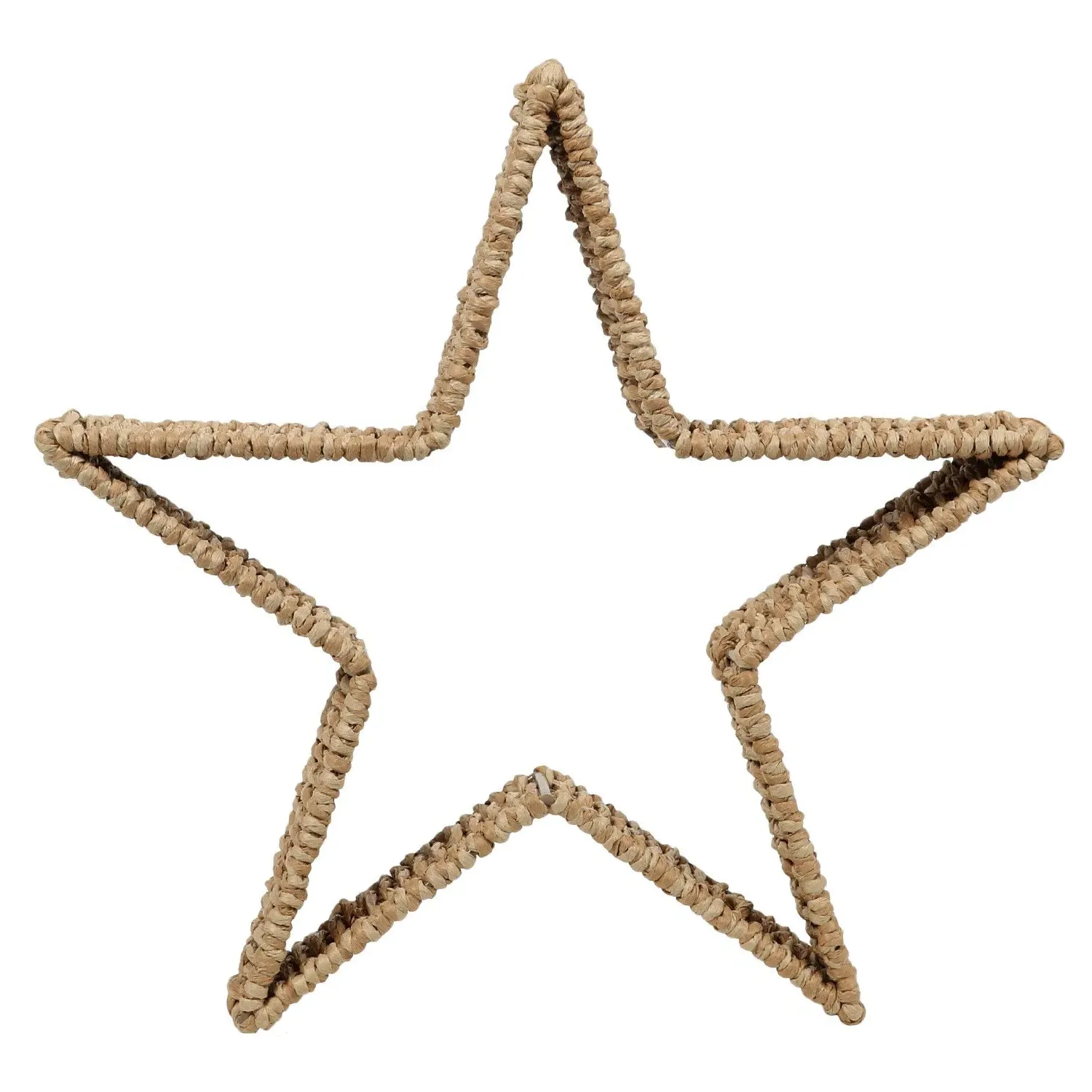 Rope Star Ornament - Brown
