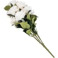 Rose Artificial Bouquet - Ivory