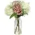 Rosehedge Artificial Flower Arrangement - Pink & Grey, Glass