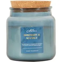 Rosemary and Sea Salt Cork Candle - Multicolour