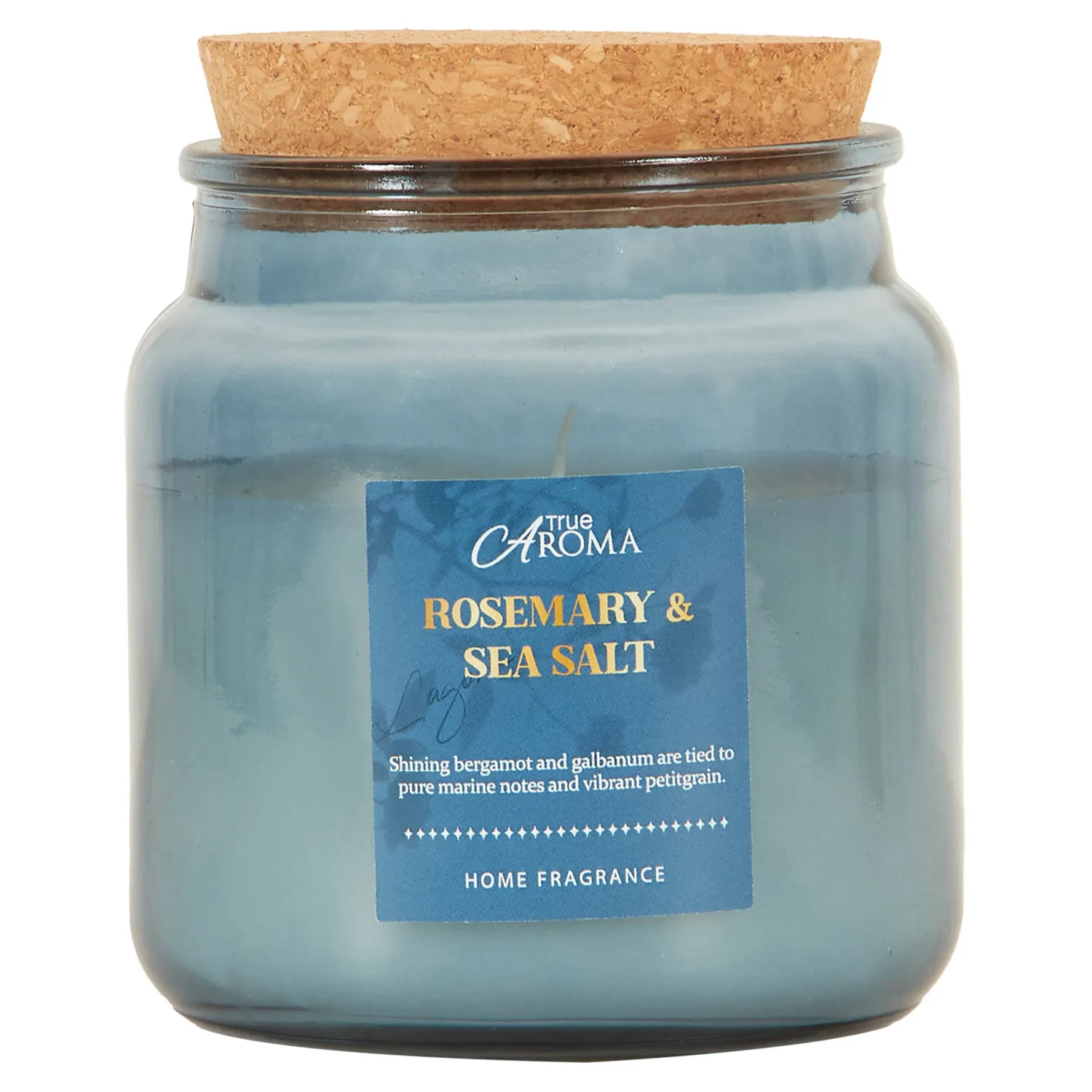Rosemary and Sea Salt Cork Candle - Multicolour