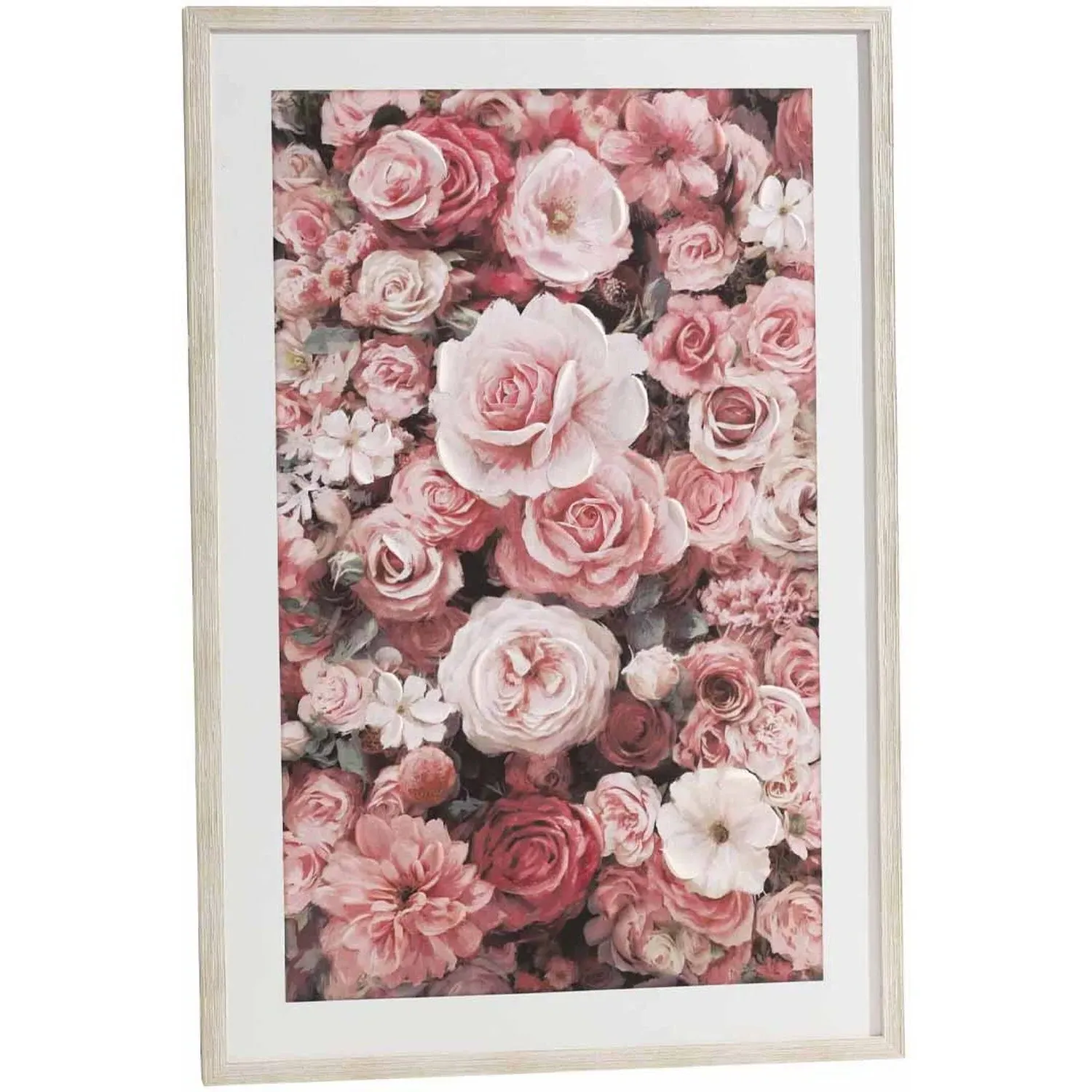 Roses Framed Gloss Art - Pink image