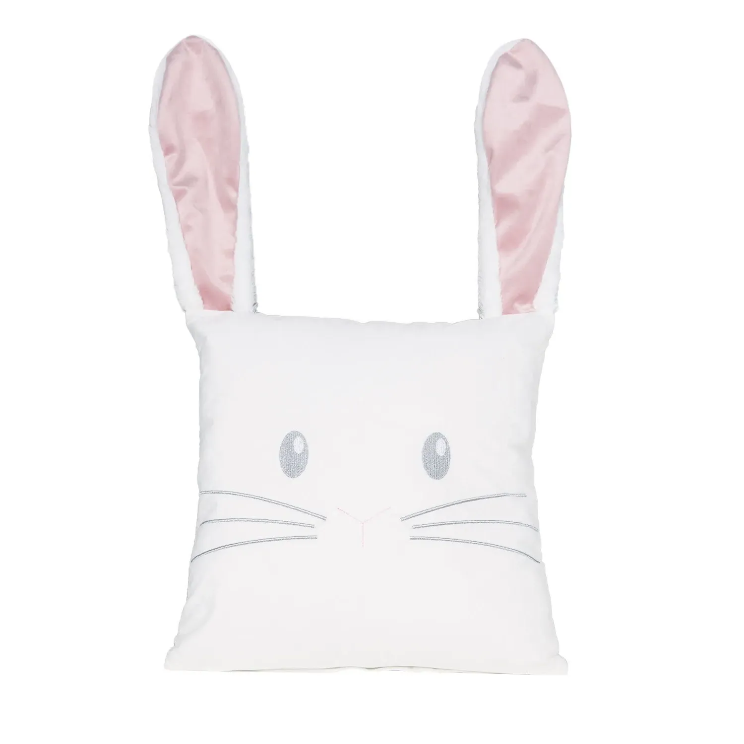 Rosie the Rabbit Cushion with Ears - White