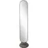 Rotating Oval Standing Mirror - Grey
