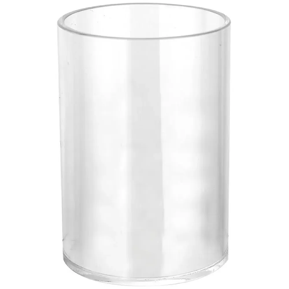Round Acrylic Pen Holder - Clear