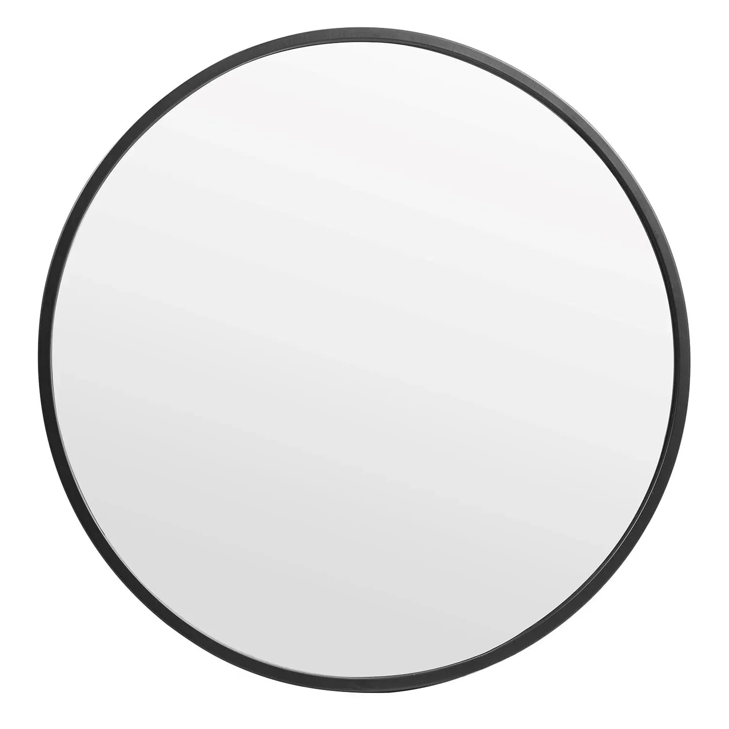 Round Bathroom Mirror - Black