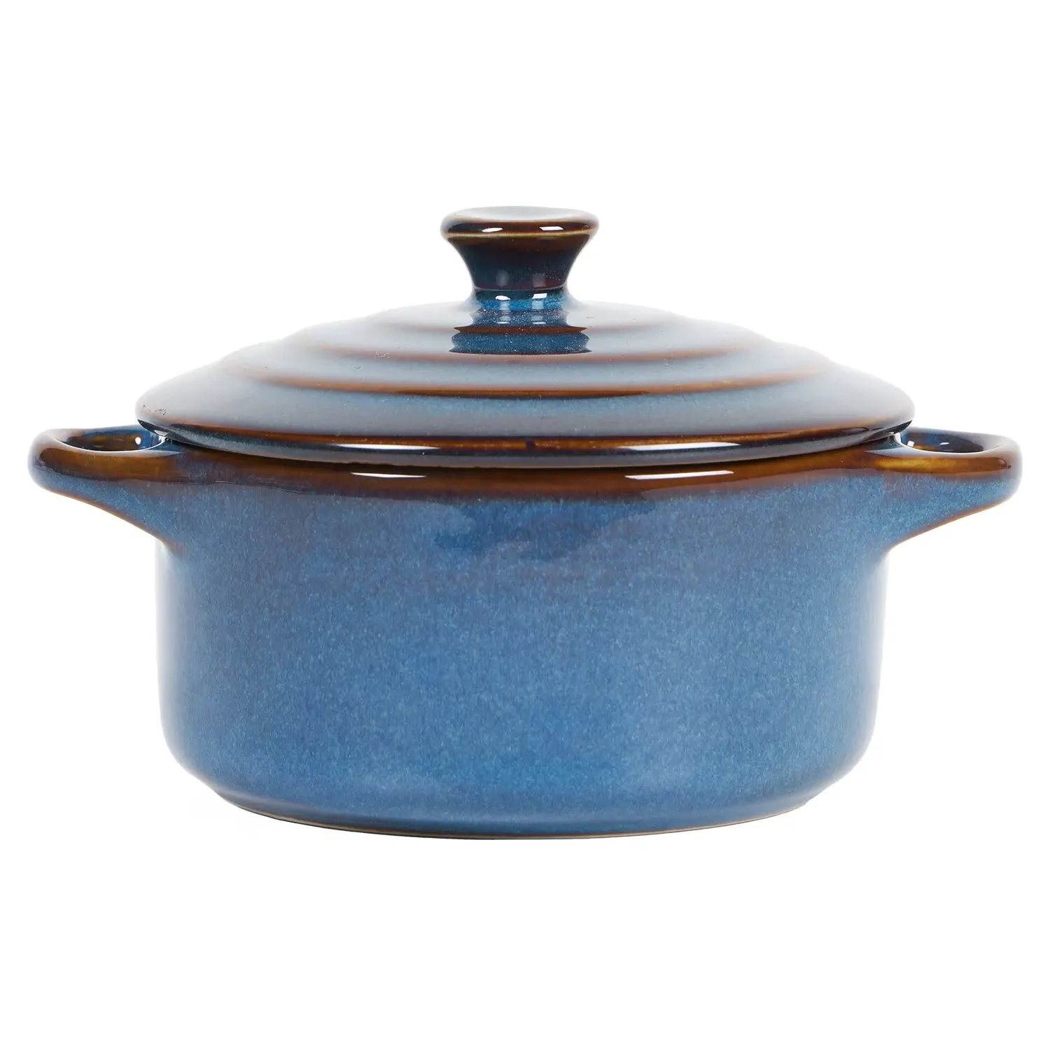Round Mini Casserole Dish - Blue