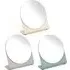 Round Mirror with Metal Base