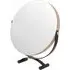 Round Rotating Cosmetic Mirror - Black