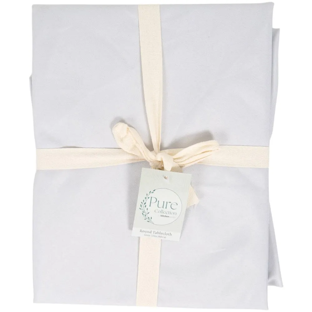 Round Tablecloth - Grey