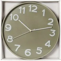 Round Wall Clock 33cm - Stone & White
