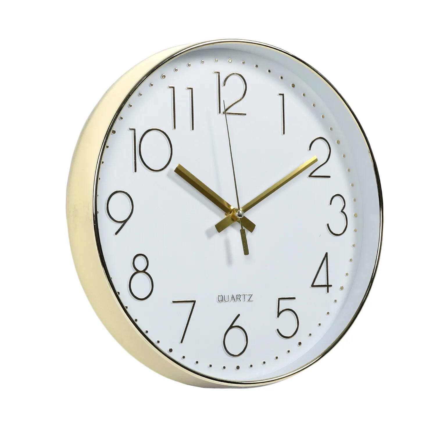 Round Wall Clock - Gold