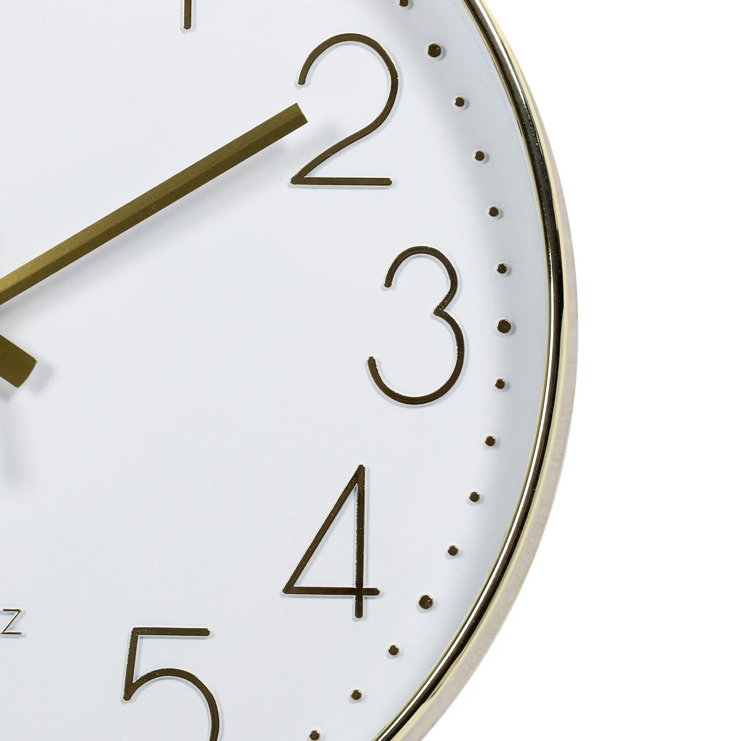 Round Wall Clock - Gold