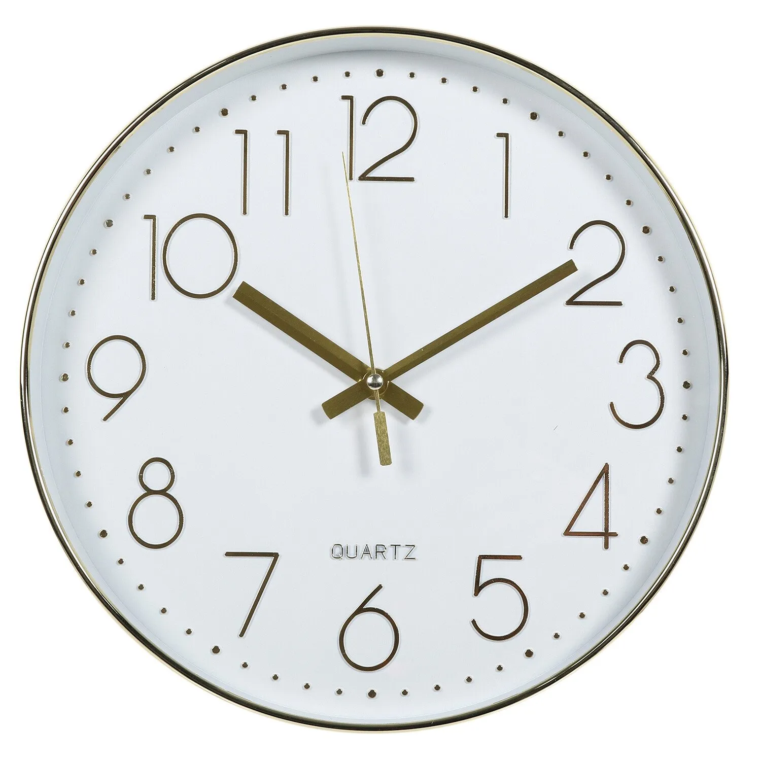 Round Wall Clock - Gold image