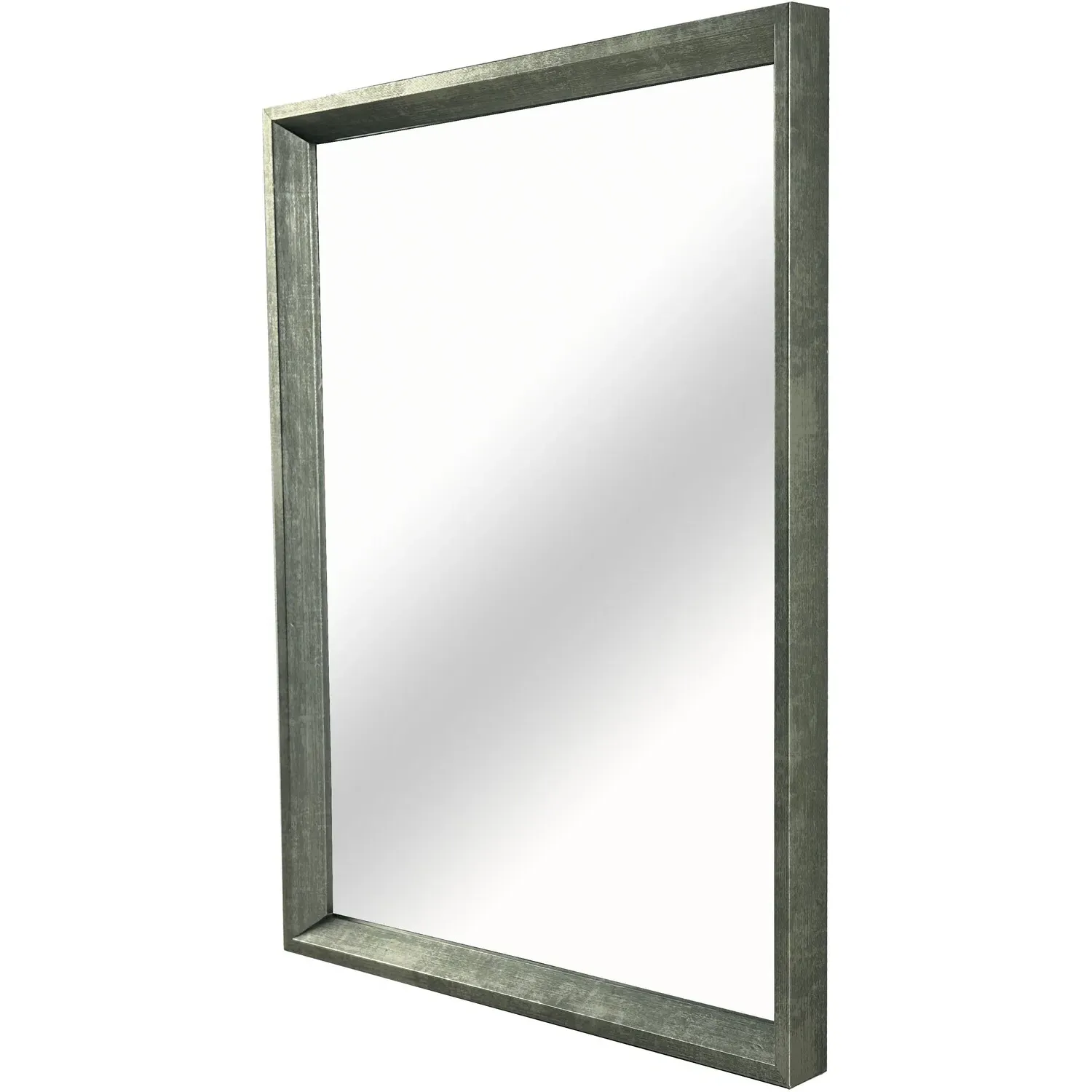 Rowan Metallic Effect Mirror - Grey