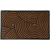 Rubber and Coir Mat - Brown