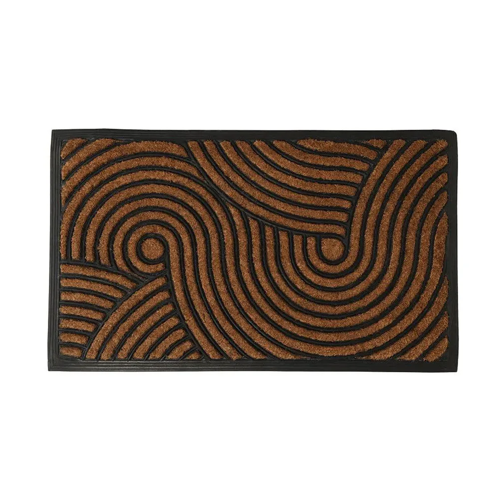 Rubber and Coir Mat - Brown image