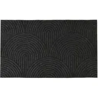 Rubber Backed Doormat - Black