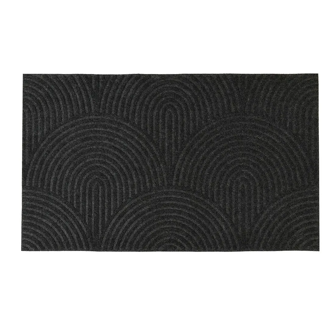 Rubber Backed Doormat - Black image