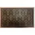Rubber Door Mat with Painted Design - Metallic