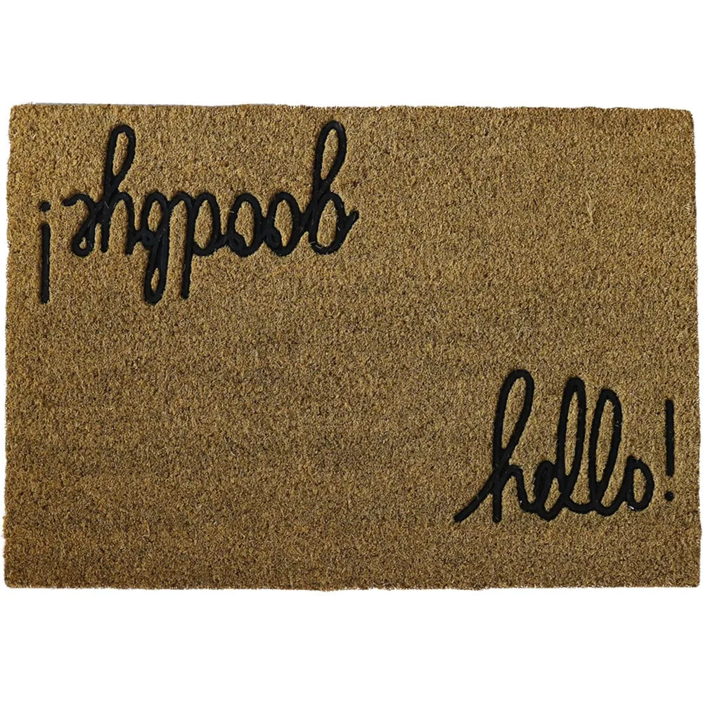 Rubber Embossed Door Mat - Brown image