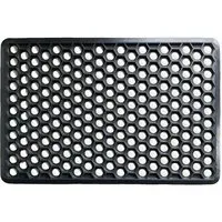 Rubber Scraper Mat - Black