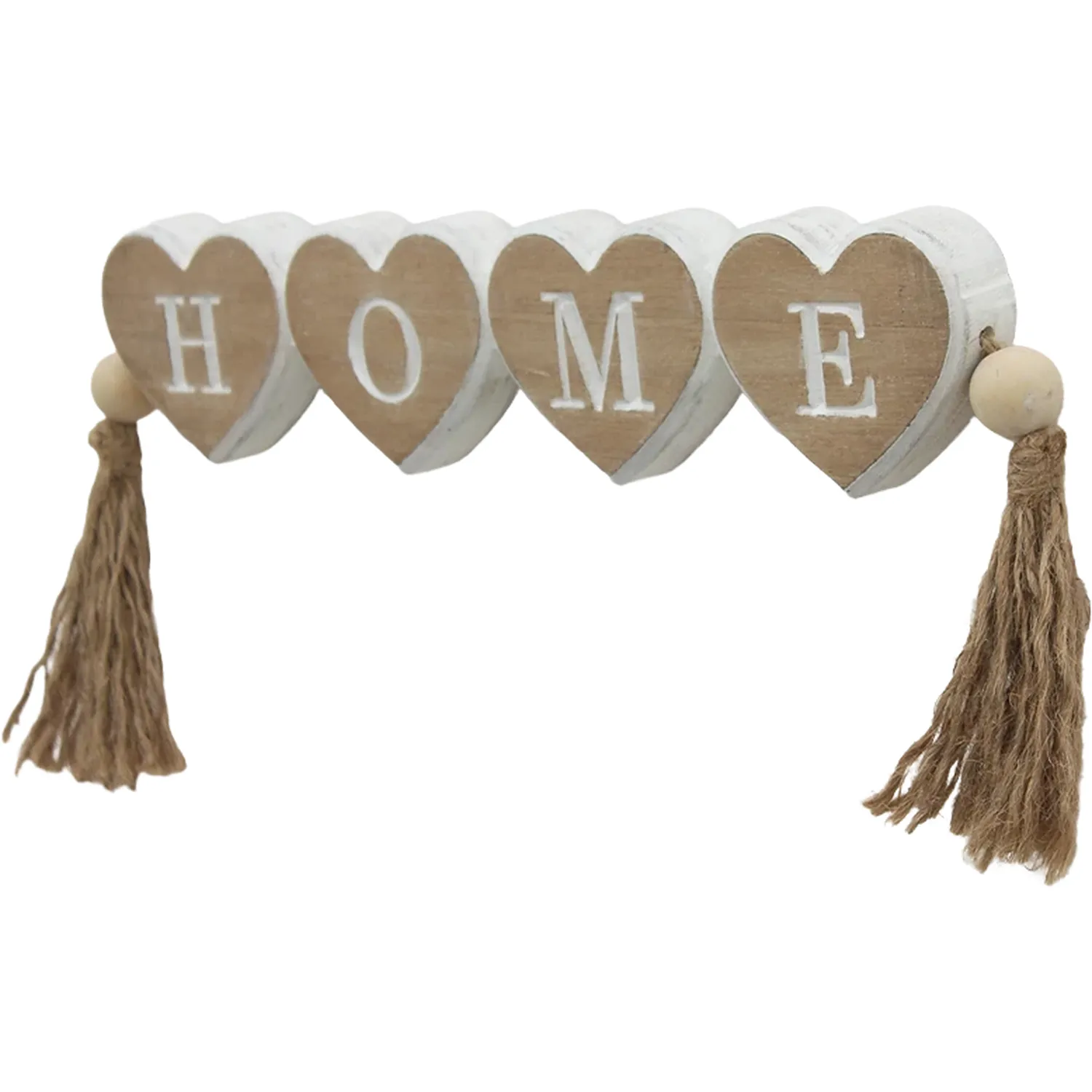 Rustic Home Tassel Plaque - Brown