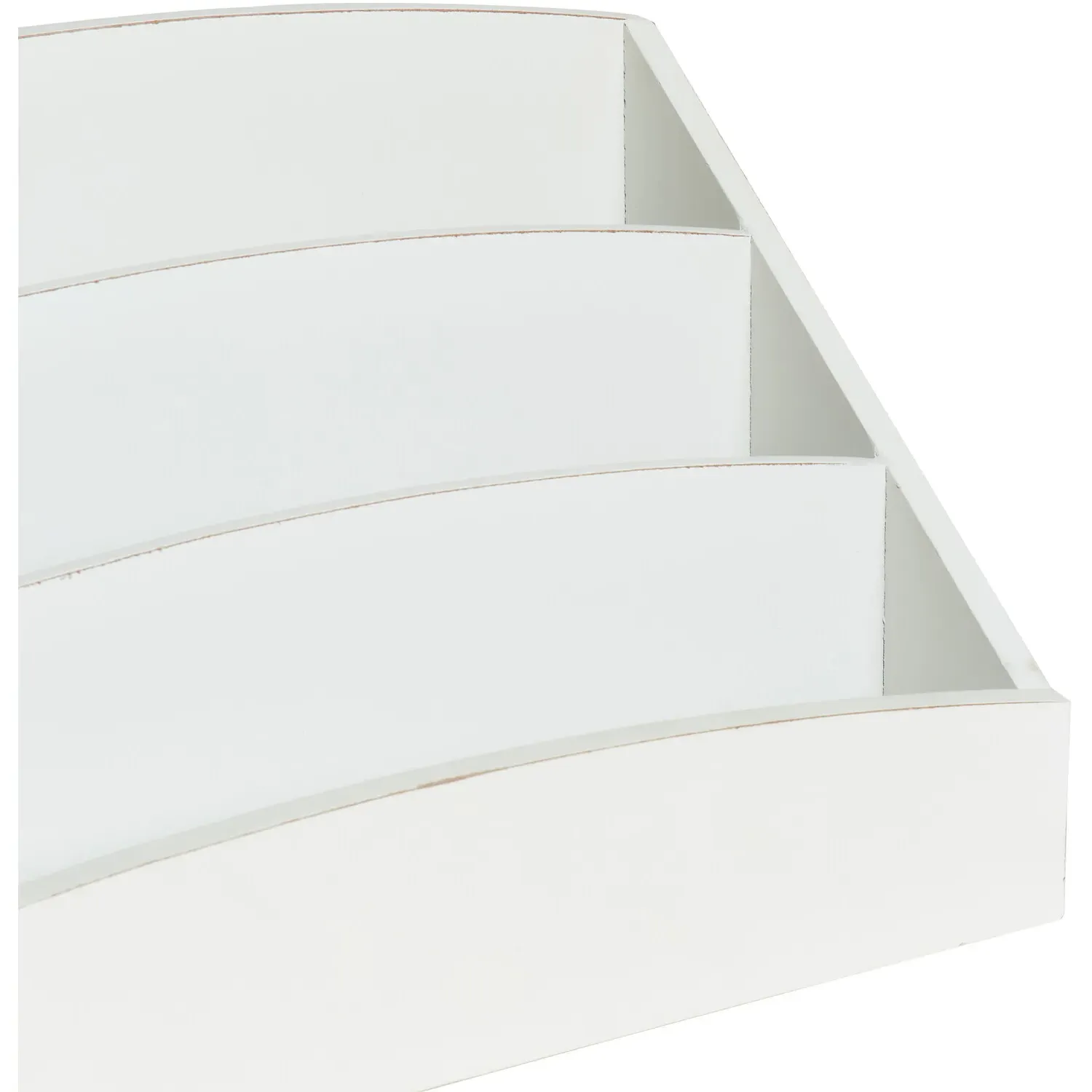 Rustic Letter Holder - White