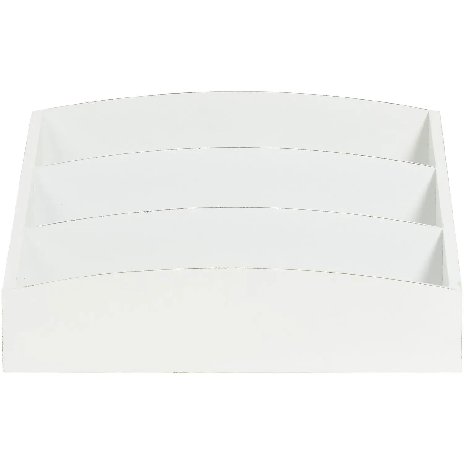 Rustic Letter Holder - White image