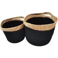 S2 Global Cotton Baskets Set of 2
