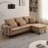 Sable 3-Seater Sofa - Brown, Fabric