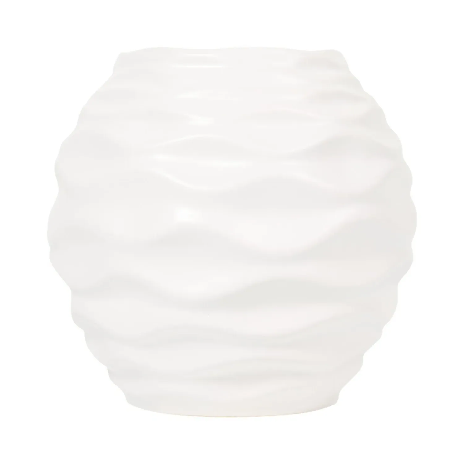 Sabrina Wavy Vase - White image