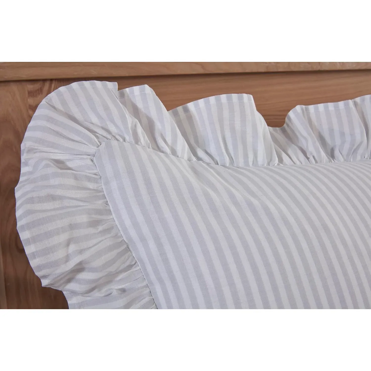 Sadie King Size Duvet Cover and Pillowcase Set - Grey