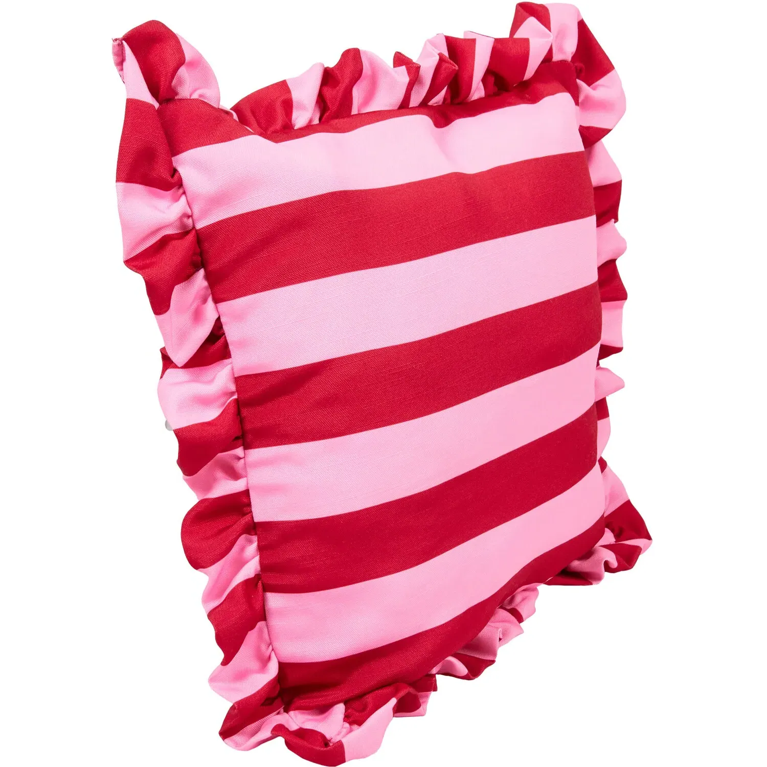 Sadie Ruffle Cushion - Pink